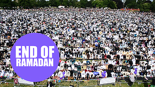 Muslims from around the world gathered in Birmingham for the largest Eid celebration