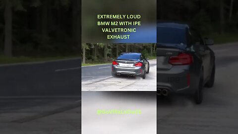 The Ultimate Sound Machine Explosively LOUD BMW M2 Competition with Valved Exhaust #shorts #bmwm2