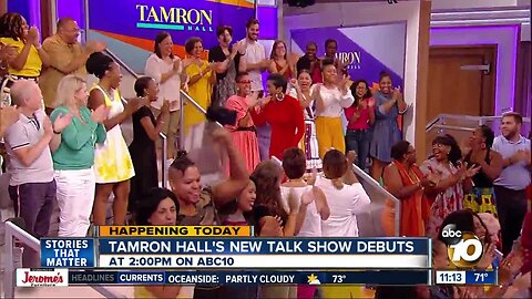 Tamron Hall's new talk show debuts