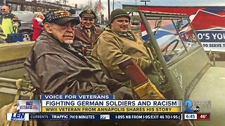 Veteran spent WWII fighting Germans and acts of racism
