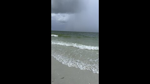 Storm Brewing off Marco Beach #FYP #Beachwalk #Storm #MarcoBeach #MarcoIsland #mywalksinparadise #4K