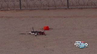 Drone carrying drugs, cellphones crashes at Arizona prison