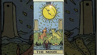 Diving Deep: Mystical Connections in the Moon Tarot Card! Pt 2 #shorts #tarot #tarotreading