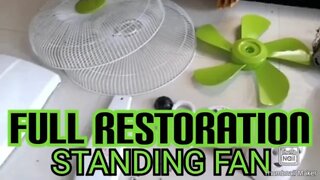 RESTORATION OF STANDING FAN, Kipas Angin menjadi Lebih Baik dan Baru Lagi