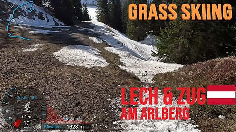 [4K] Ski Arlberg, Skiing Lech to Zug on Patchy Snow, Austria, GoPro HERO11