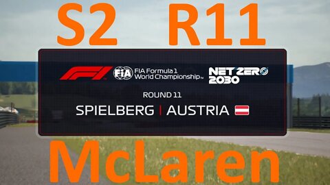 F1 Manager 2022 Season 2 Team McLaren Race 11