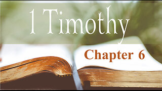 1 Timothy Chapter 5 - How to keep unity in the church