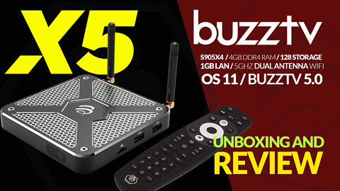 Buzztv X5 128AI | Unboxing And Review
