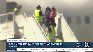 200+ more migrant children arrive in San Diego