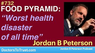 JORDAN B PETERSON 1 | FOOD PYRAMID: “Worst health disaster of all time”