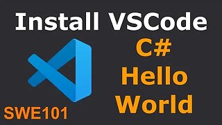Install VSCode and run C# Hello World