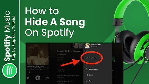 🔇🎵 Fine-Tune Your Playlist: Hide Songs on Spotify! 🎧🚫