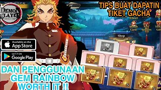 GUIDE NEWBIE! CARA DAPATKAN TIKET GACHA BERLIMPAH DI AWAL MAIN - Demon Slayer Blade Of Hashira