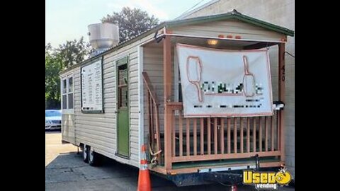2012 8' x 40' Kitchen Concession Trailer with Porch with New Fire Suppression for Sale in Virginia