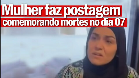 Mulher é presa em Israel por comemorar massacre do dia 07 | JV Jornalismo Verdade