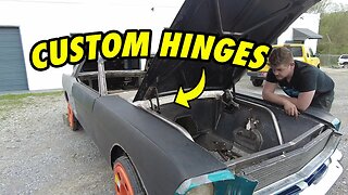 Mounting the Hood on Vtuned’s 65 Mustang Build