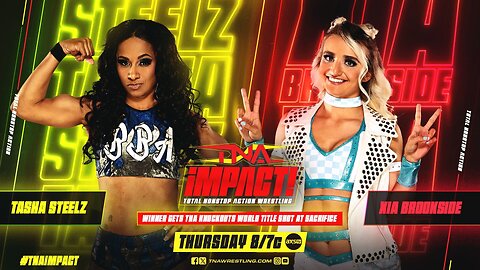 Tasha Steelz vs. Xia Brookside: Jordynne Grace Challenges BOTH! #shorts