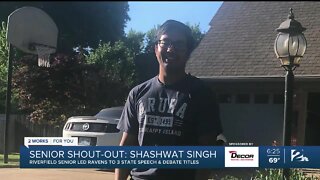 Senior Shout-out: Shashwat Singh, Riverfield Country Day School