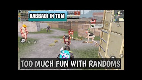 KABBADI IN TDM WITH ENEMIES I PUBG MOBILE FUNNY MOMENTS