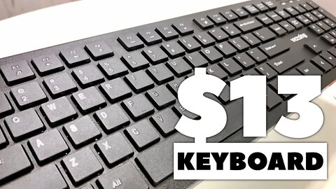 $13 VicTsing Ultra-Thin Wired Keyboard Review