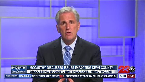 Congressman Kevin McCarthy talks the President's tweets, budget negotiations, valley fever and the recovery in Ridgecrest