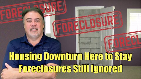 Housing Bubble 2.0 - Housing Downturn is Here to Stay - Foreclosures Still Ignored - Housing Crash