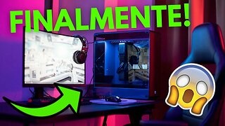 EU MONTEI MEU PRIMEIRO PC!! + Mostrando o Meu SETUP GAMER DE 2023!