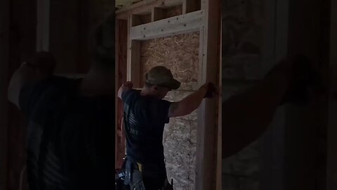 Framing window openings for a garage conversion