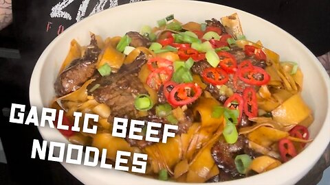 Garlic Beef Noodles - Chefs lunch