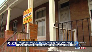 Holding vacant homeowners accountable