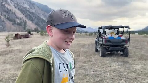 12 year olds dream coming true - Building a baseball field in the wilderness