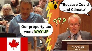 Confident Citizen NAILS Problem Dead-On (PROPERTY TAX SKYROCKETING) - Town Council Face-Off