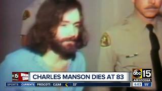 Convicted killer Charles Manson dead at 83