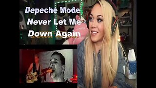 Depeche Mode - Never Let Me Down Again - Live Streaming With Just Jen Reacts