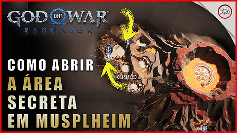 God of war Ragnarok, Como abrir a Área Secreta em Musplheim | Super dica