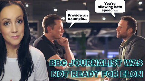 BBC Journalist Tries to Corner Elon Musk on Hate Speech - FAILS Miserably