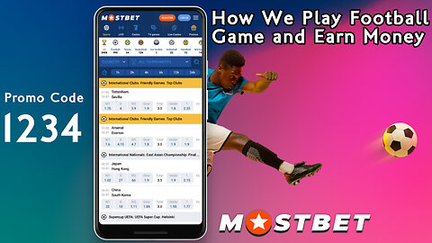 How We Play Football on Mostbet|mostbet pe football kesay khylain|Youtube