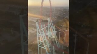 Knott's Berry Farm Sky Cabin at Sunset #Shorts