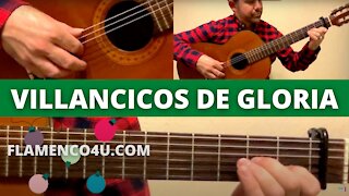 🎄🎸How to Play Villancicos de Gloria | Flamenco Guitar Lesson