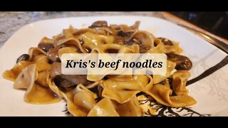 Kris's Beef Noodles #noodles #beef