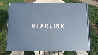 Starlink Internet unboxing and set up on the homestead.