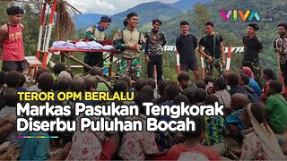 Gempuran KKB Melempem, Puluhan Anak Serbu Pos Pasukan Tengkorak