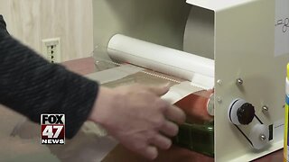 Jackson company building device to make disinfectant wipes