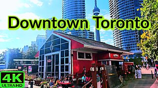 【4K】Downtown Toronto Canada 🇨🇦 Waterfront