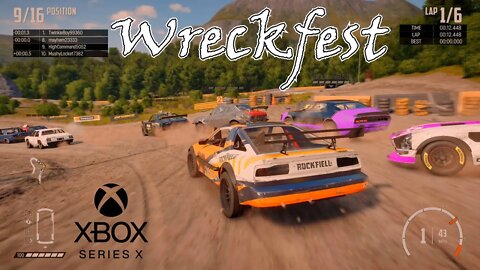 1st place on Vale Falls Circut Wreckfest Series X