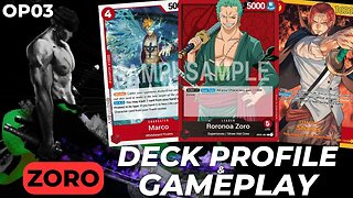 Zoro (Red) Deck Profile & Gameplay (OP03) | One Piece Card Game