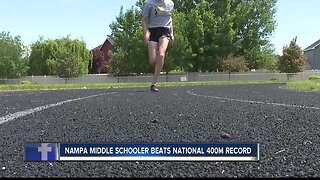 Nampa middle schooler earns national ranking, fastest 400 meter