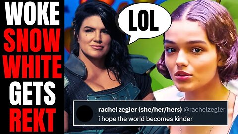 Woke Snow White Rachel Zegler DESTOYED By Gina Carano For Her Hypocrisy | She Tries To Play VICTIM