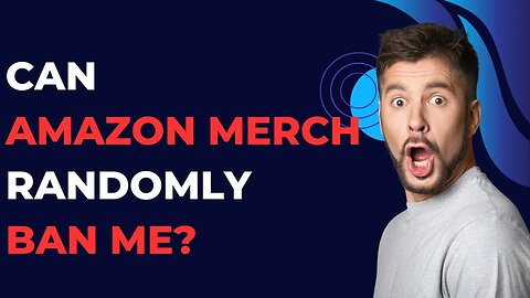 Can Amazon Merch on Demand just ban your Account? - This is what you should do in Print on Demand!