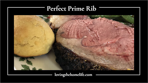 Perfect Prime Rib